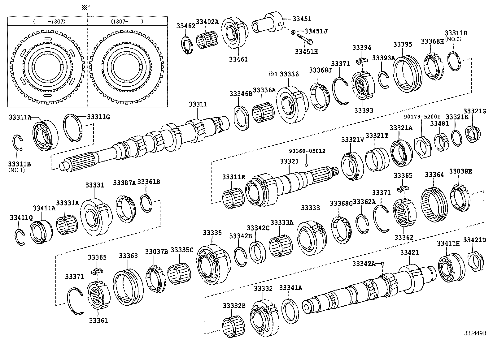 33301-37111 SHAFT, INPUT product image