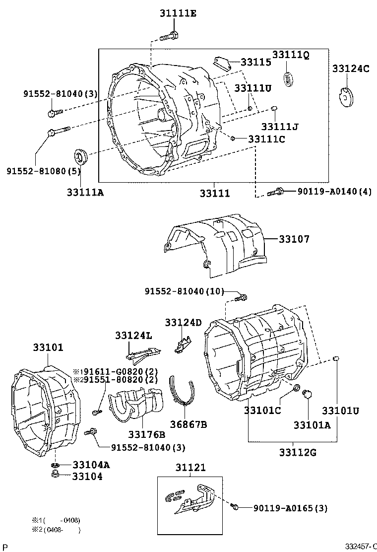 33115-35010 PLATE, TRANSMISSION OIL FILTER product image