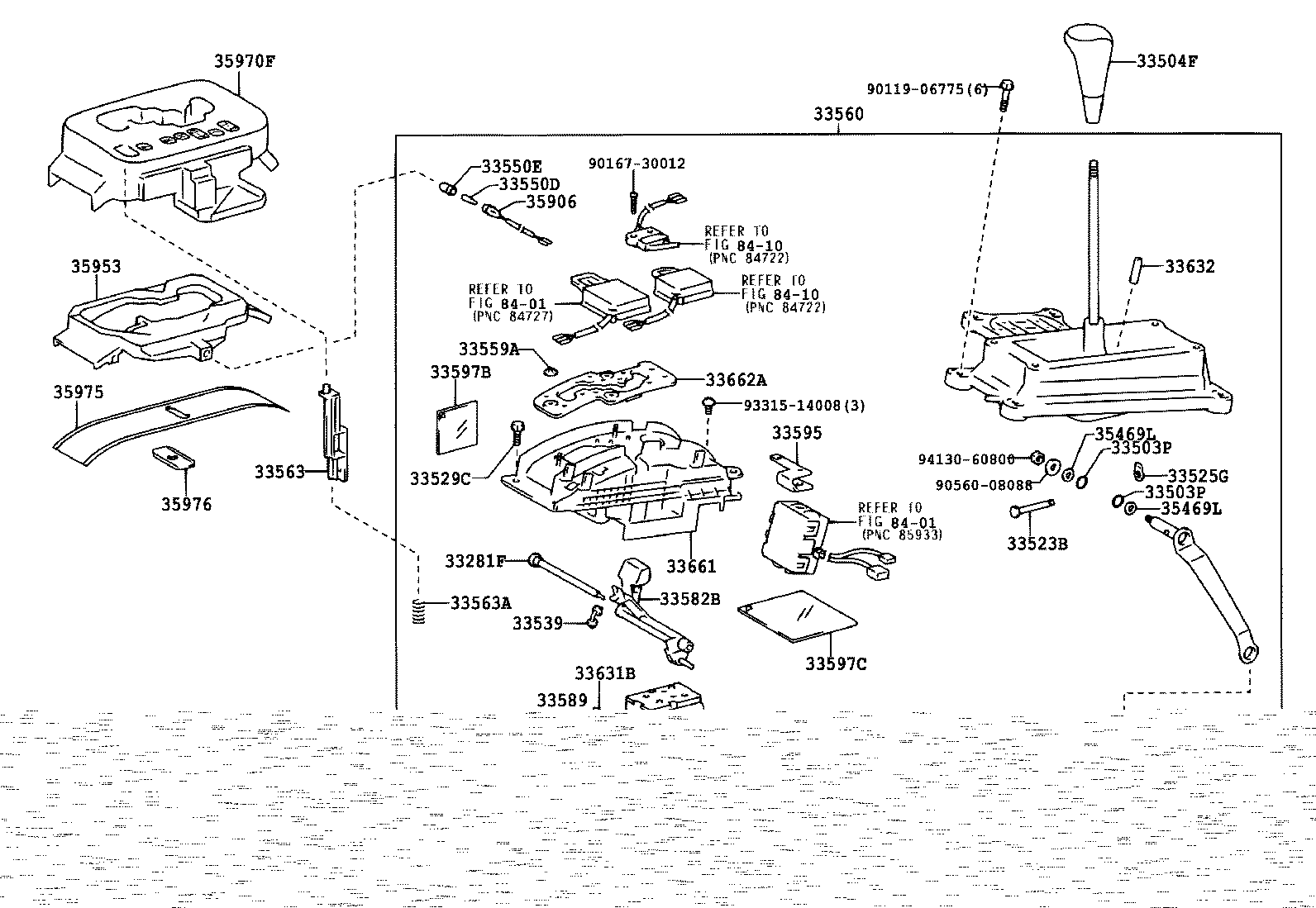 33530-60370 LEVER ASSY, SHIFT (FOR FLOOR SHIFT) product image