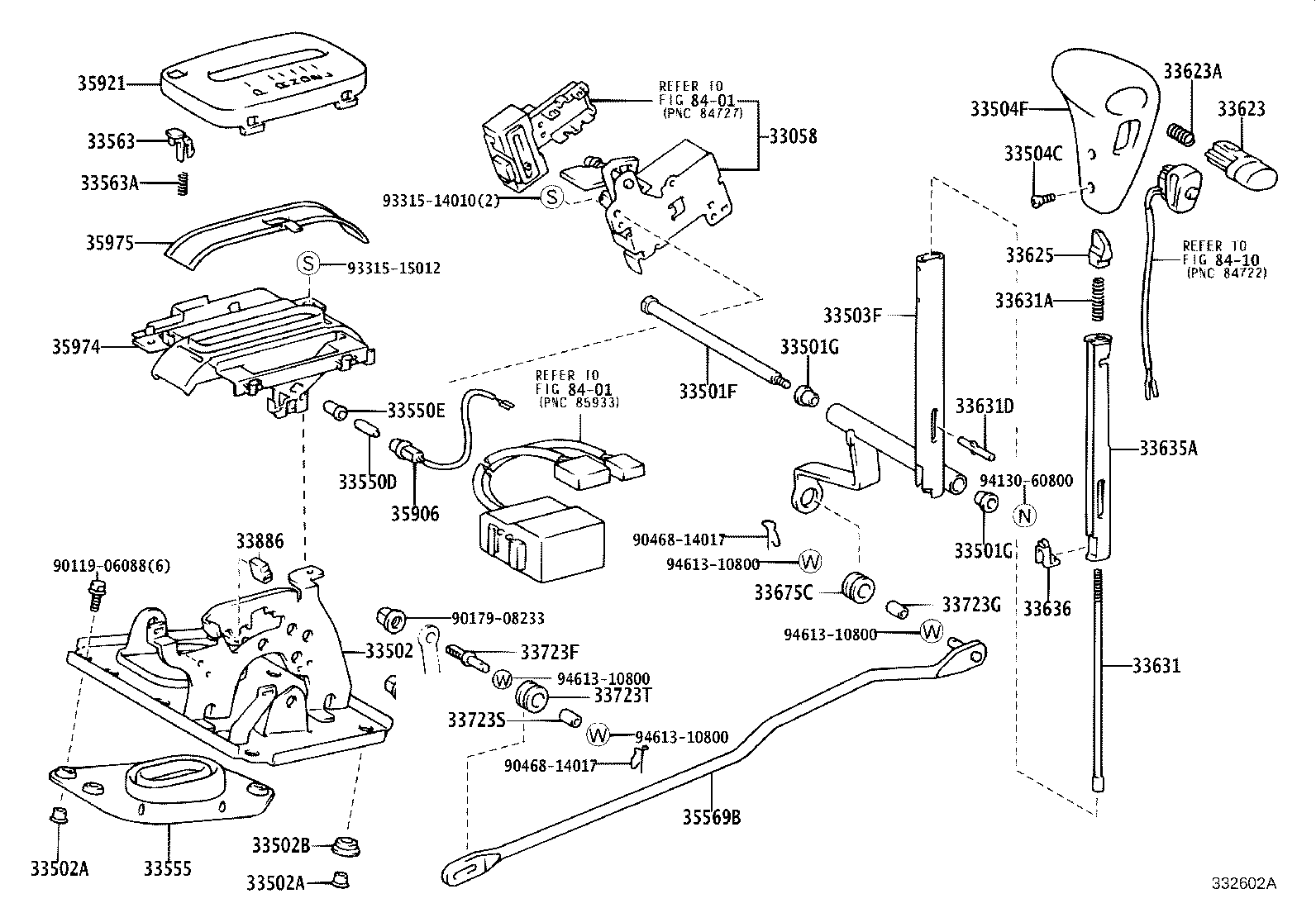 33530-60440 LEVER ASSY, SHIFT (FOR FLOOR SHIFT) product image