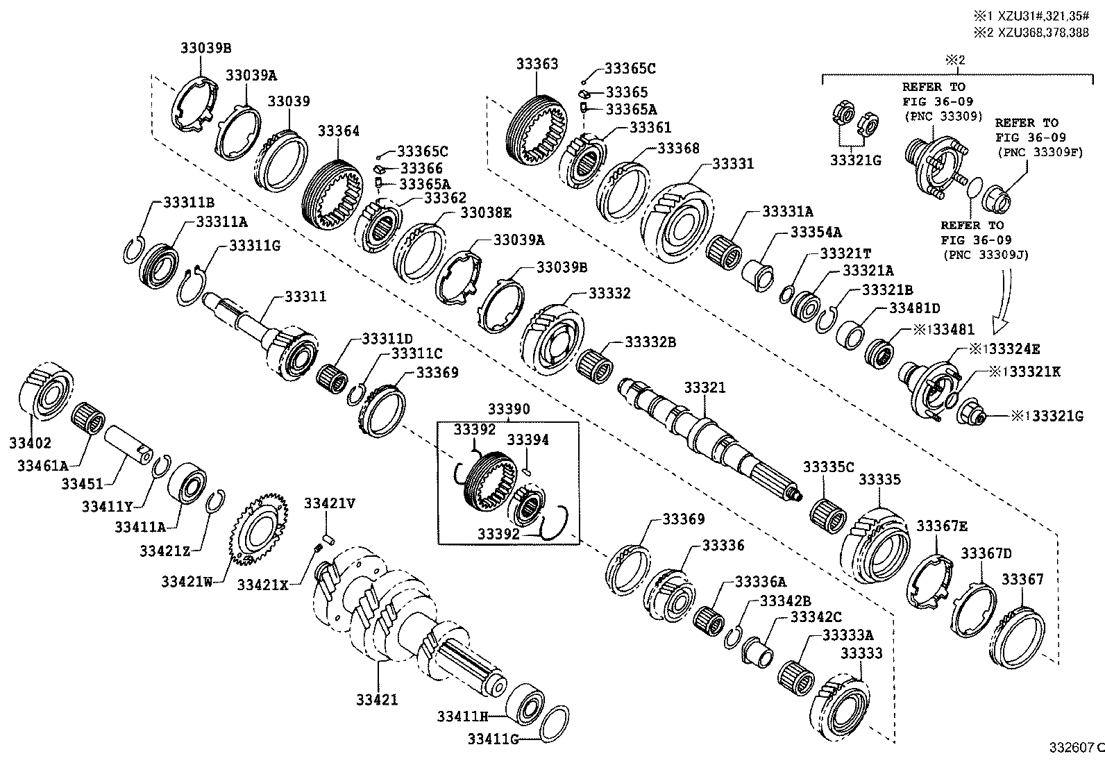 33331-37070 GEAR, REVERSE product image