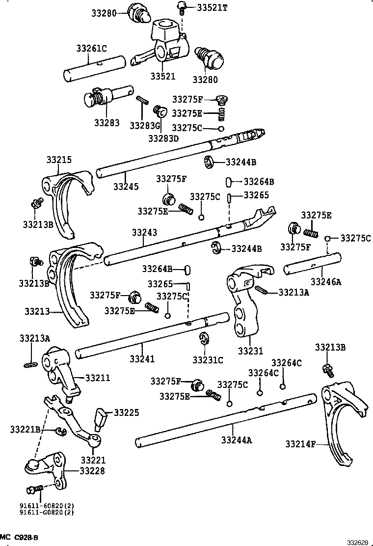 Toyota 33122-60010 GASKET, MANUAL TRANSMISSION CASE COVER