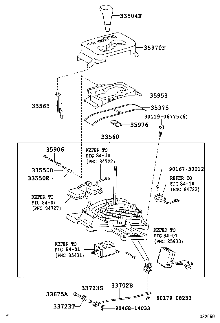 33058-60080 BRACKET SUB-ASSY, SHIFT LOCK SOLENOID product image