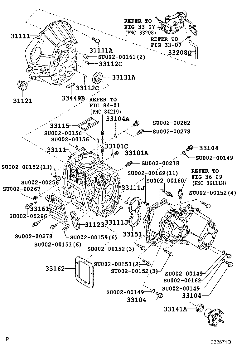 SU002-00534 HOUSING, CLUTCH product image