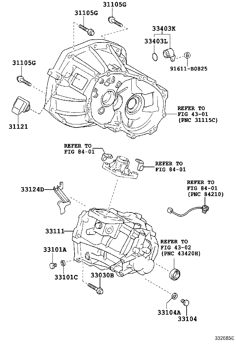 91612-61045 BOLT(FOR TRANSAXLE CASE & ENGINE SETTING) product image