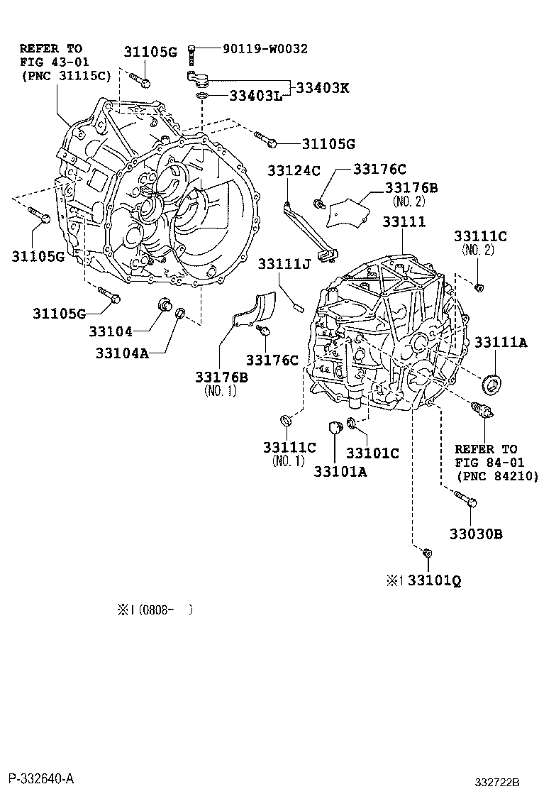 91512-61060 BOLT(FOR TRANSAXLE CASE & ENGINE SETTING) product image