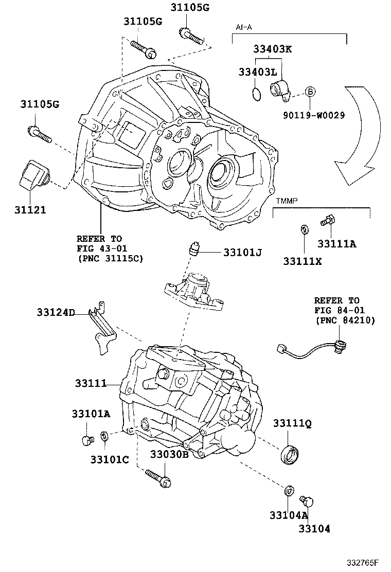 Toyota 33124-52030 PIPE, OIL RECEIVER, NO.1(MTM)
