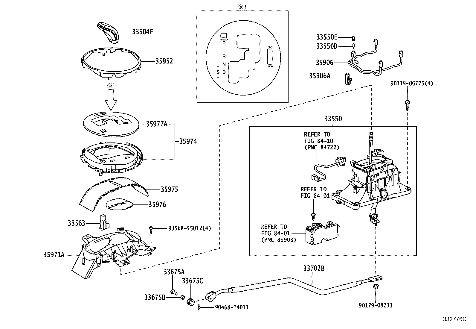35907-0P010 HOUSING, POSITION INDICATOR, LOWER product image