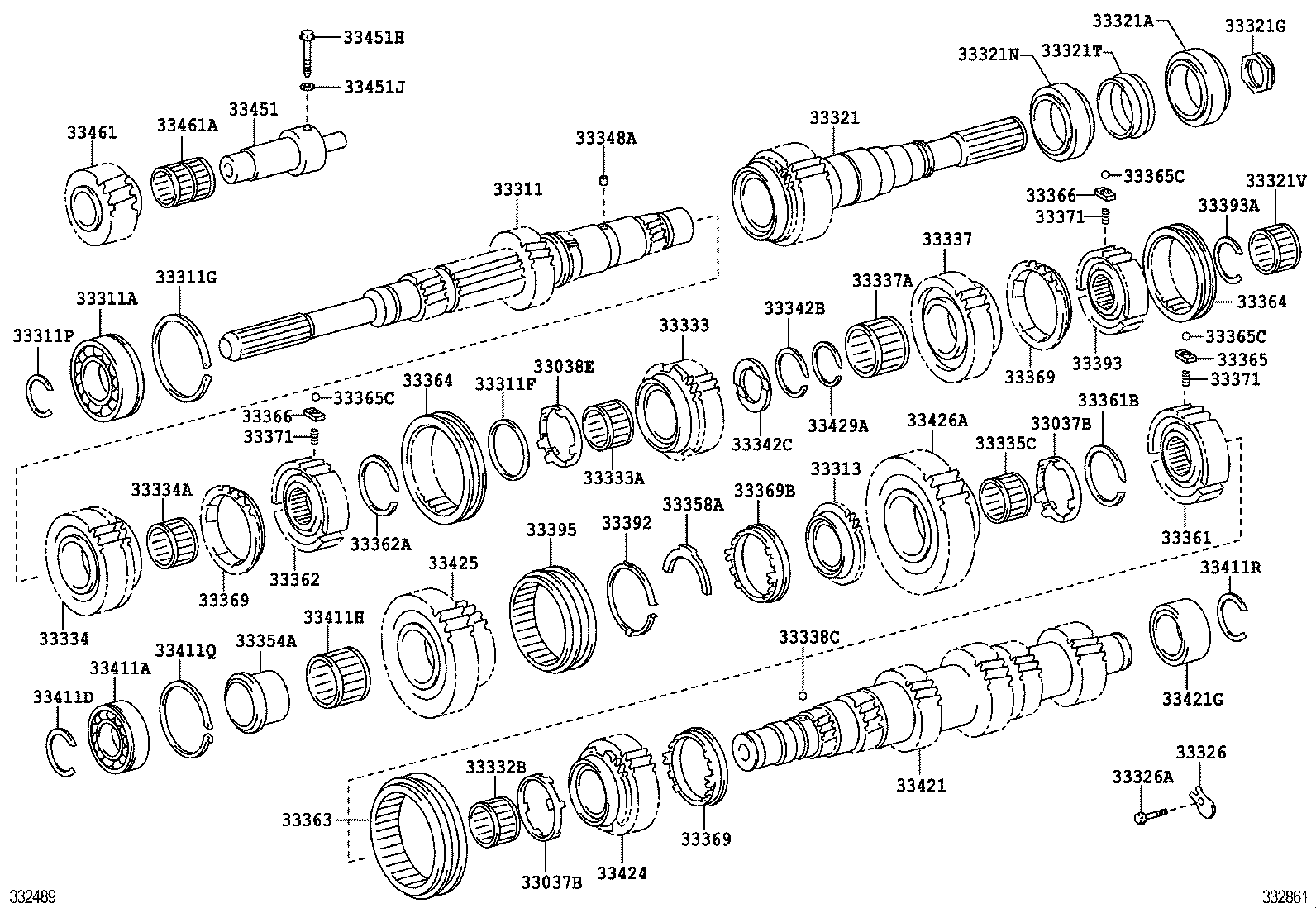 33311-35141 SHAFT, INPUT product image