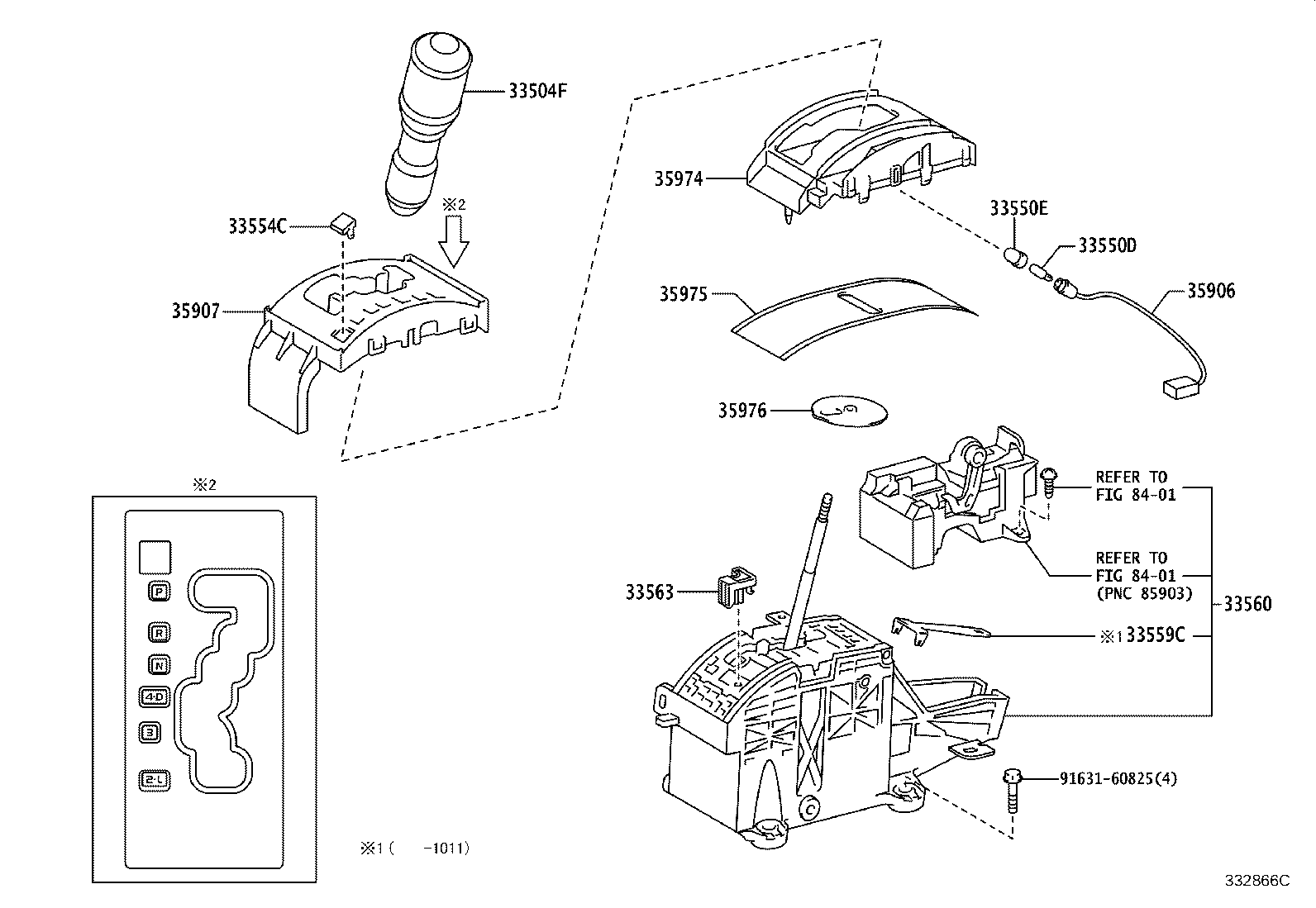 33530-35651 LEVER ASSY, SHIFT (FOR FLOOR SHIFT) product image