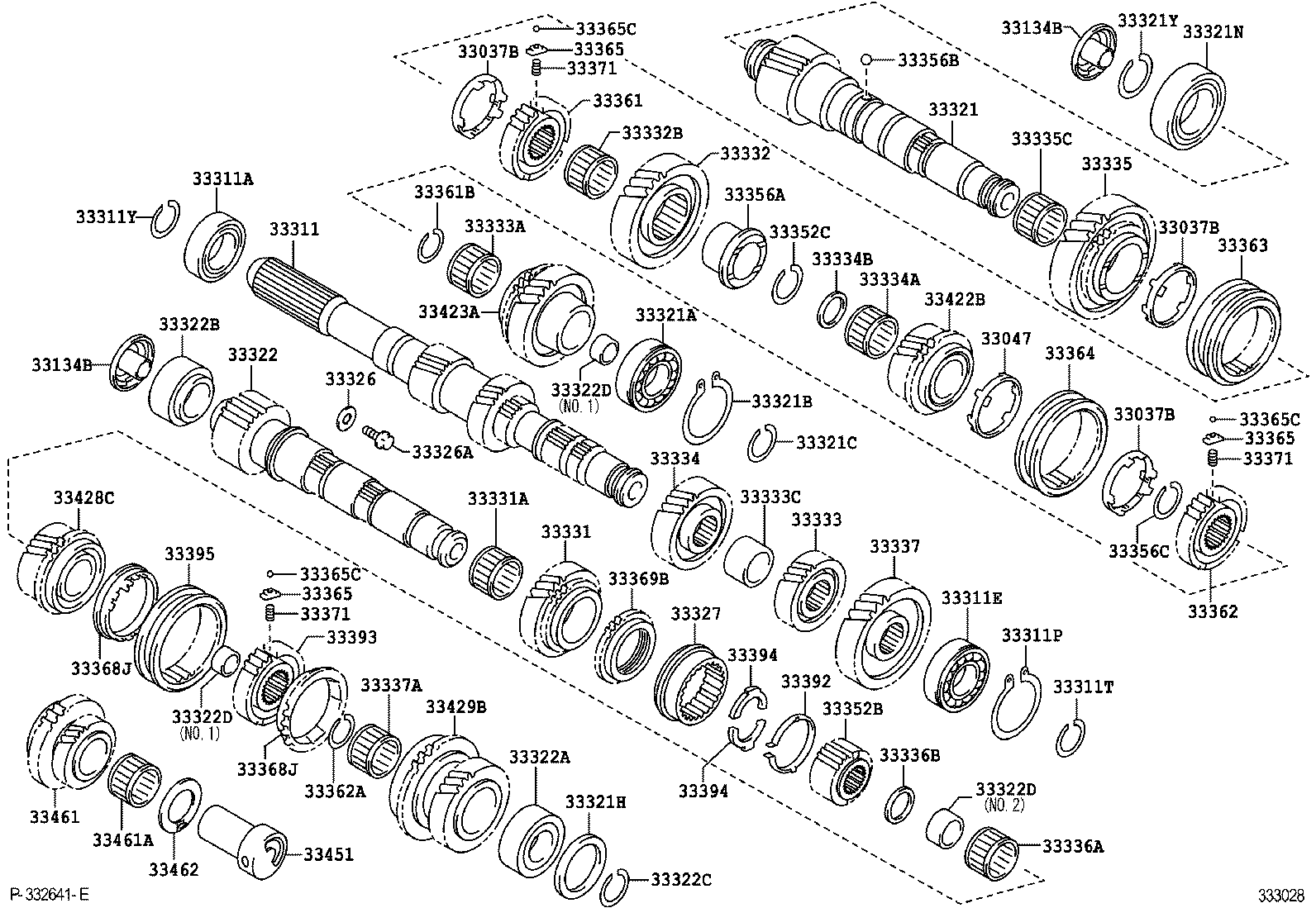 33337-20060 GEAR SUB-ASSY, 6TH product image