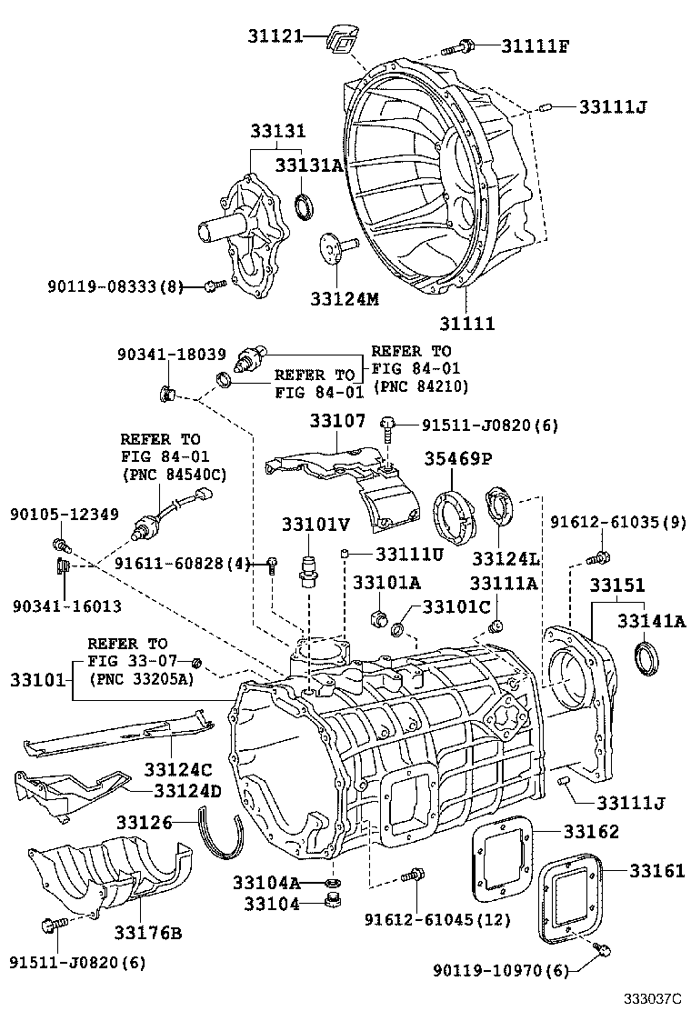 31121-36110 COVER, CLUTCH HOUSING, NO.1 product image