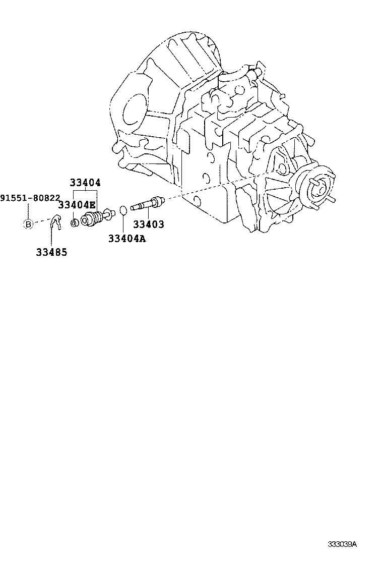 33485-37010 PLATE, SPEEDOMETER SLEEVE LOCK (MTM) product image