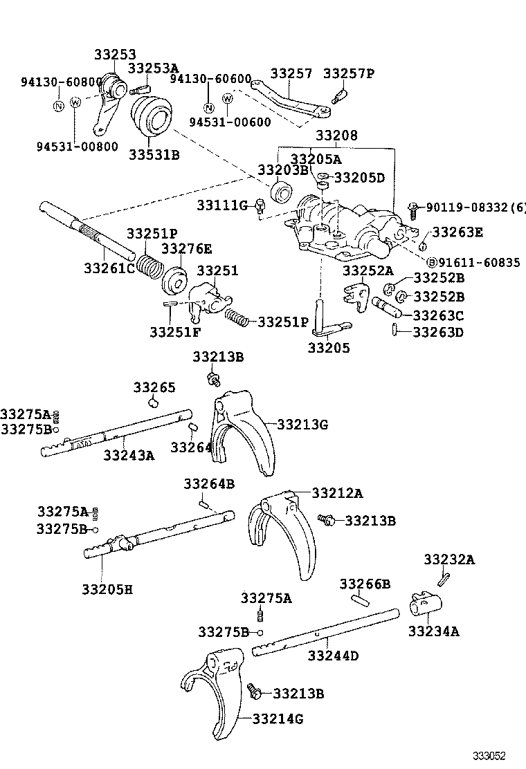 33210-37010 FORK, GEAR SHIFT, NO.1 product image