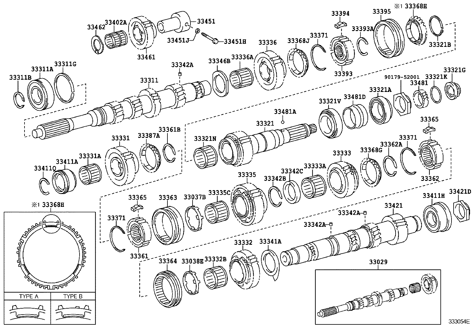 33301-37240 SHAFT, INPUT product image