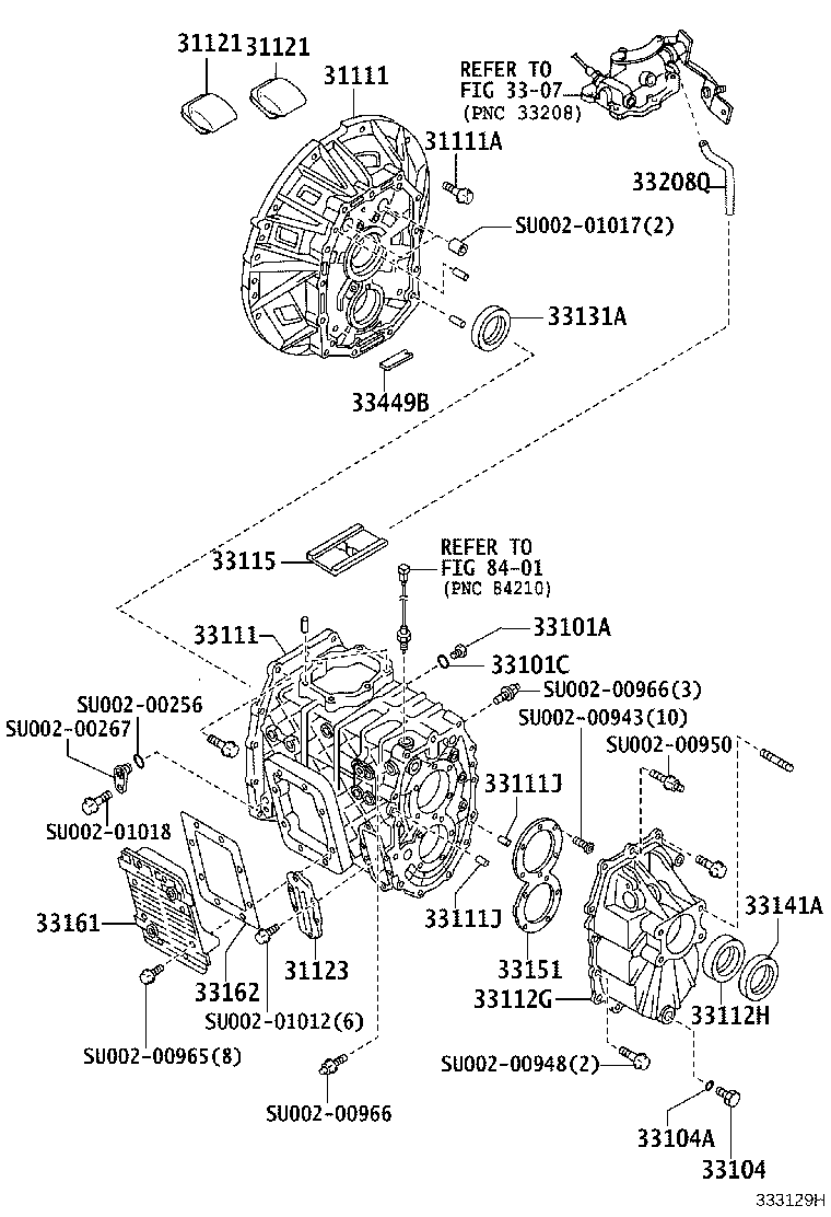 SU002-00534 HOUSING, CLUTCH product image