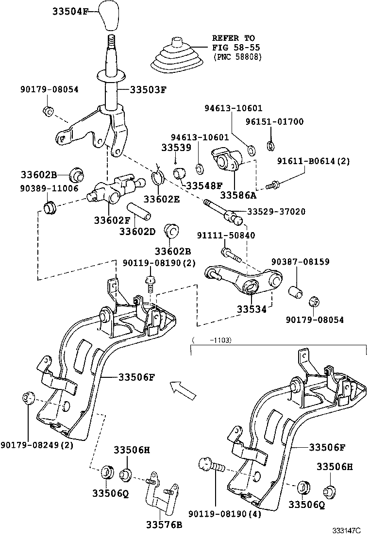 33826-37A60 BRACKET, TRANSMISSION CONTROL CABLE product image