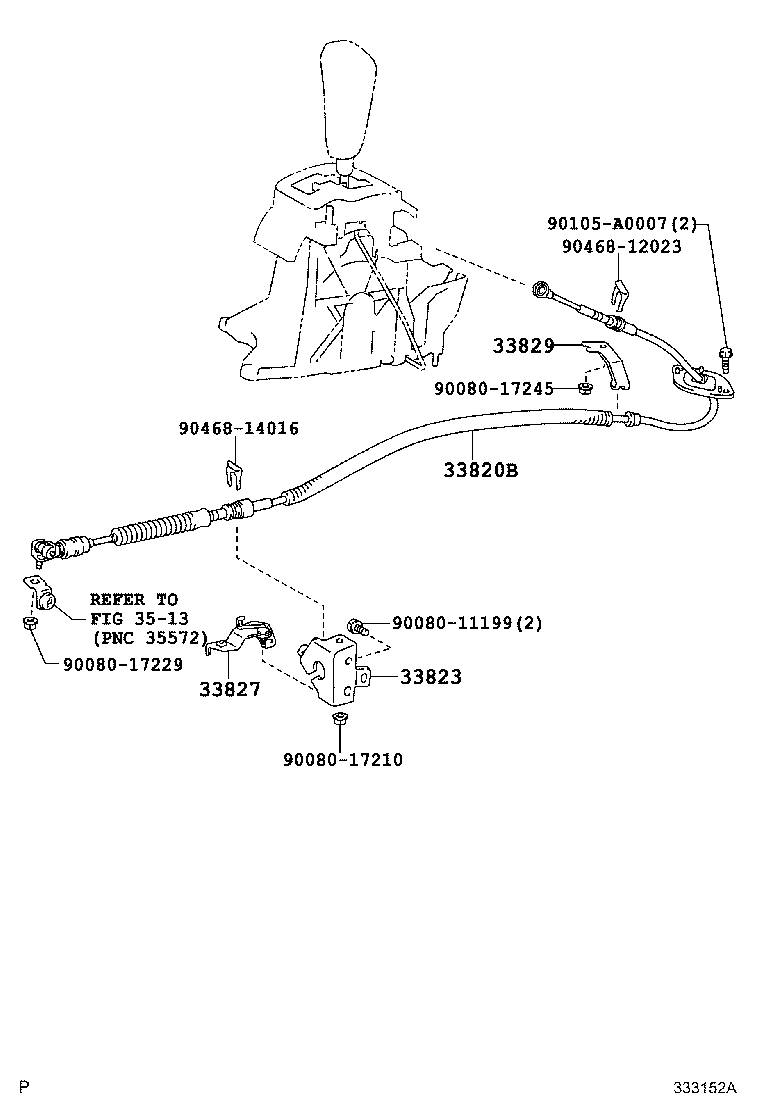 Thumbnail 3 for 33504-0C030-C0