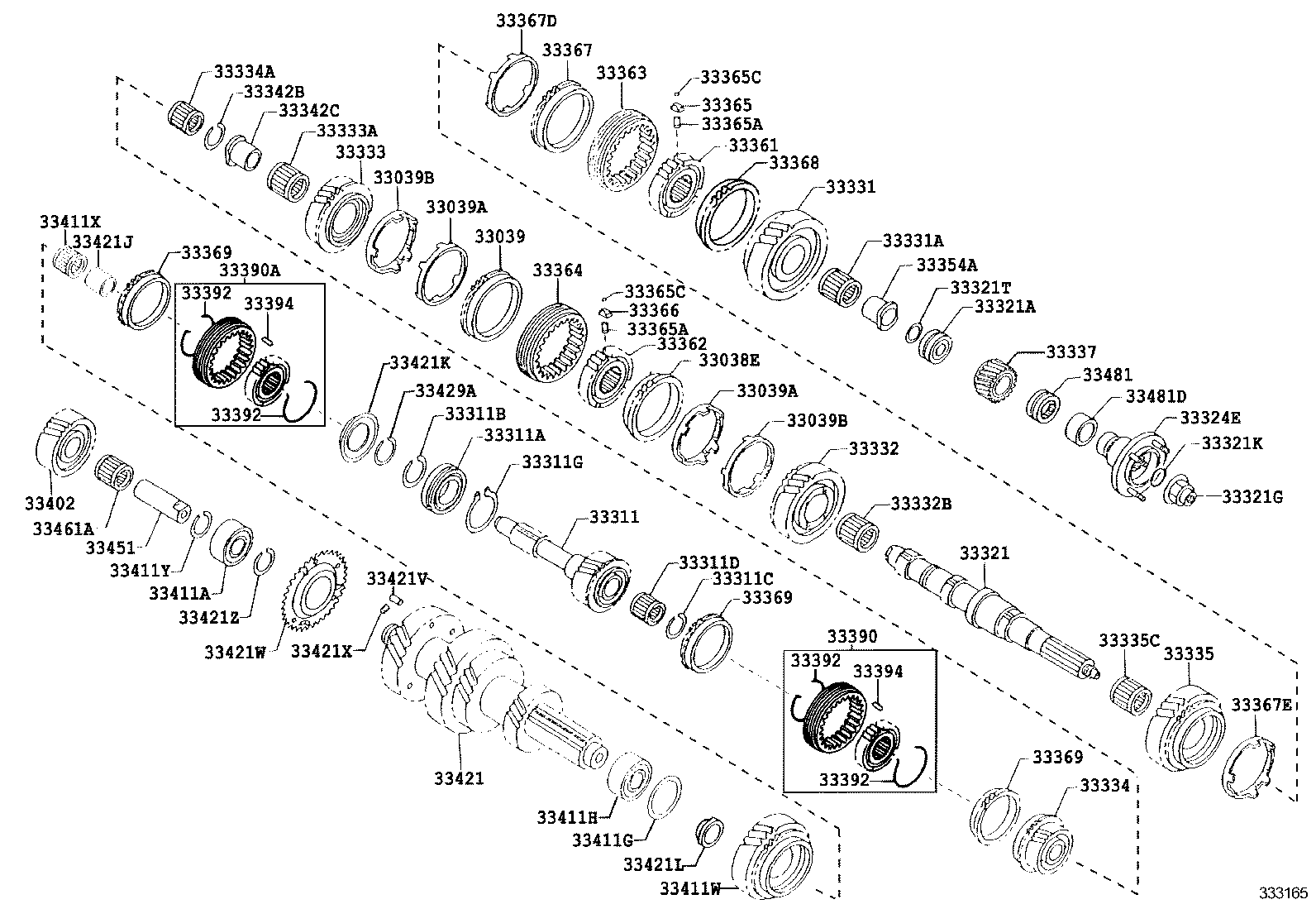 33424-37010 GEAR, 2ND product image