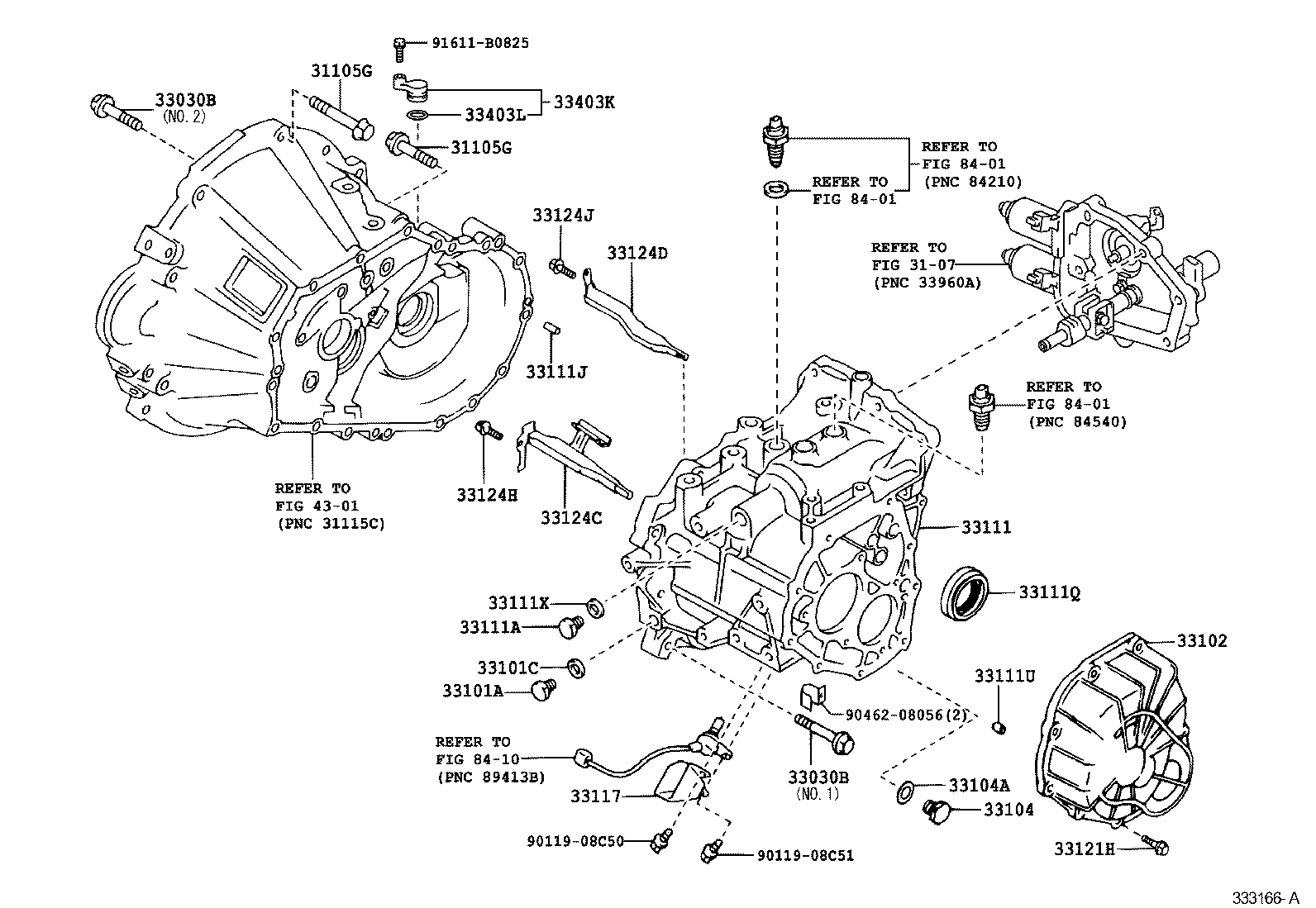 33111-02020 CASE, MANUAL TRANSMISSION product image