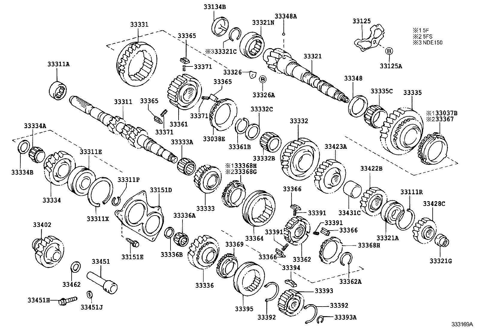 33321-17020 SHAFT, OUTPUT product image