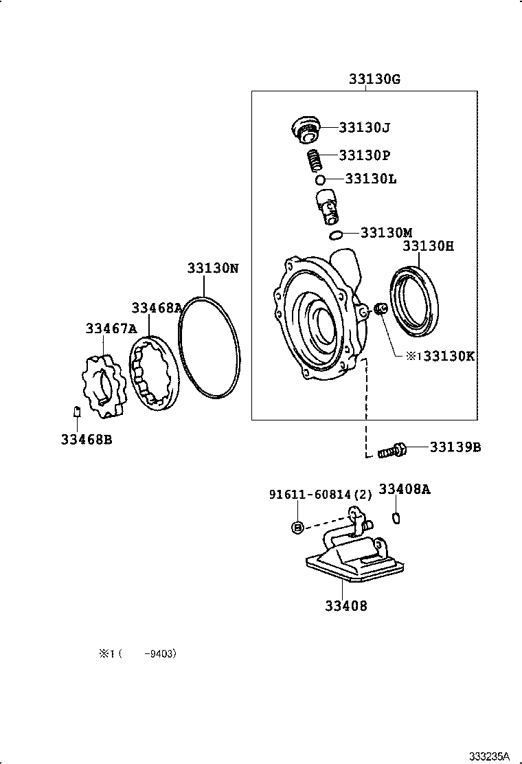 Toyota 90341-18039 PLUG, NO.1(FOR MANUAL TRANSMISSION OIL PUMP COVER)