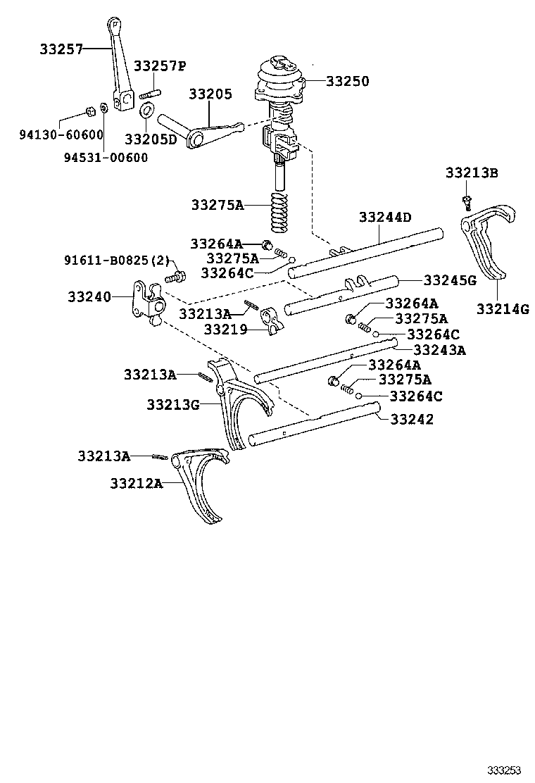 33210-37010 FORK, GEAR SHIFT, NO.1 product image