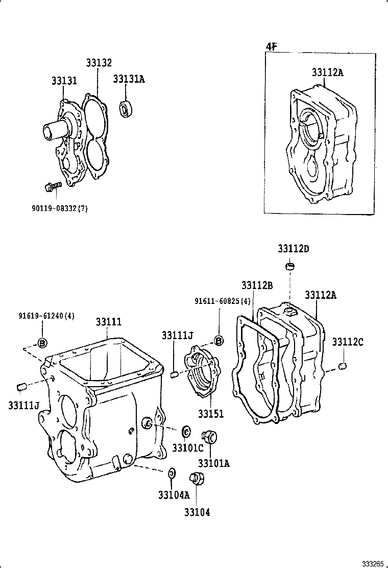 31111-60302 HOUSING, CLUTCH product image