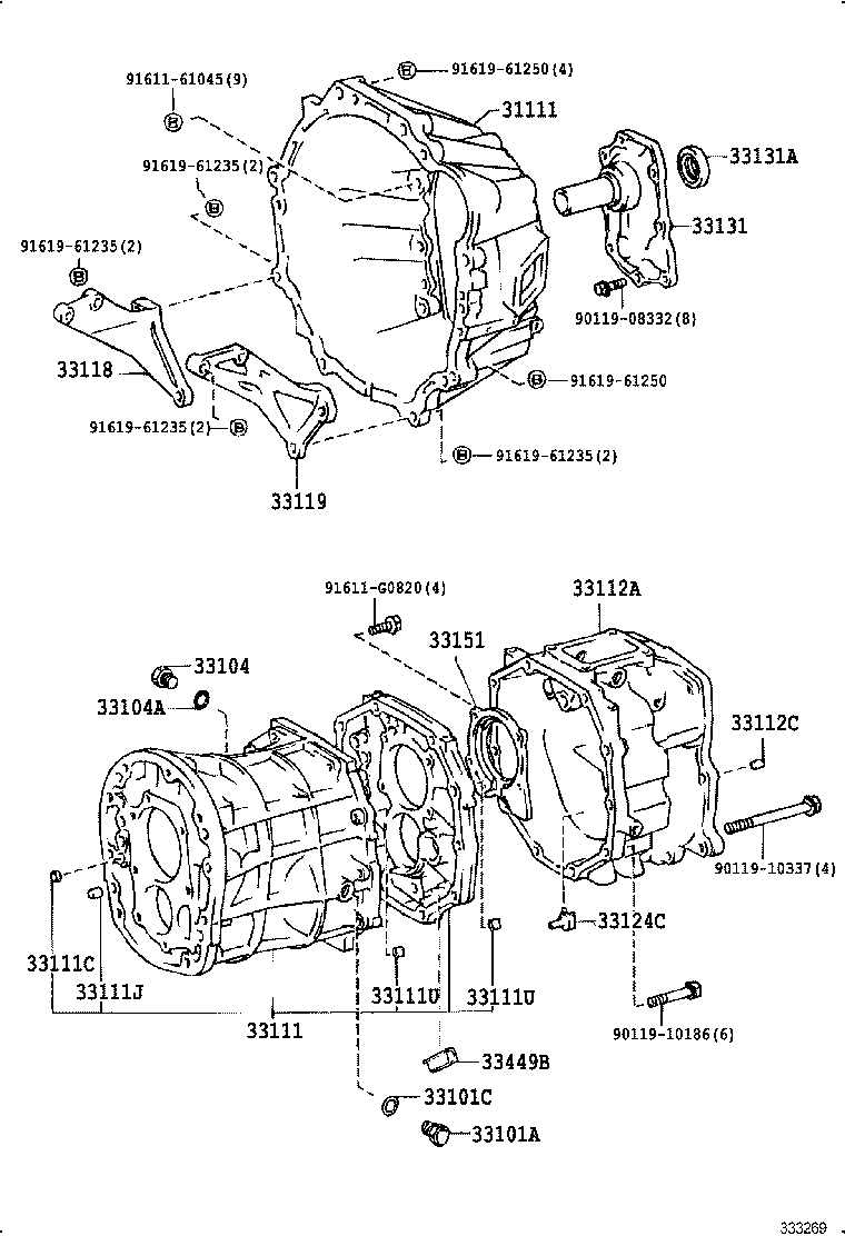 31111-60302 HOUSING, CLUTCH product image