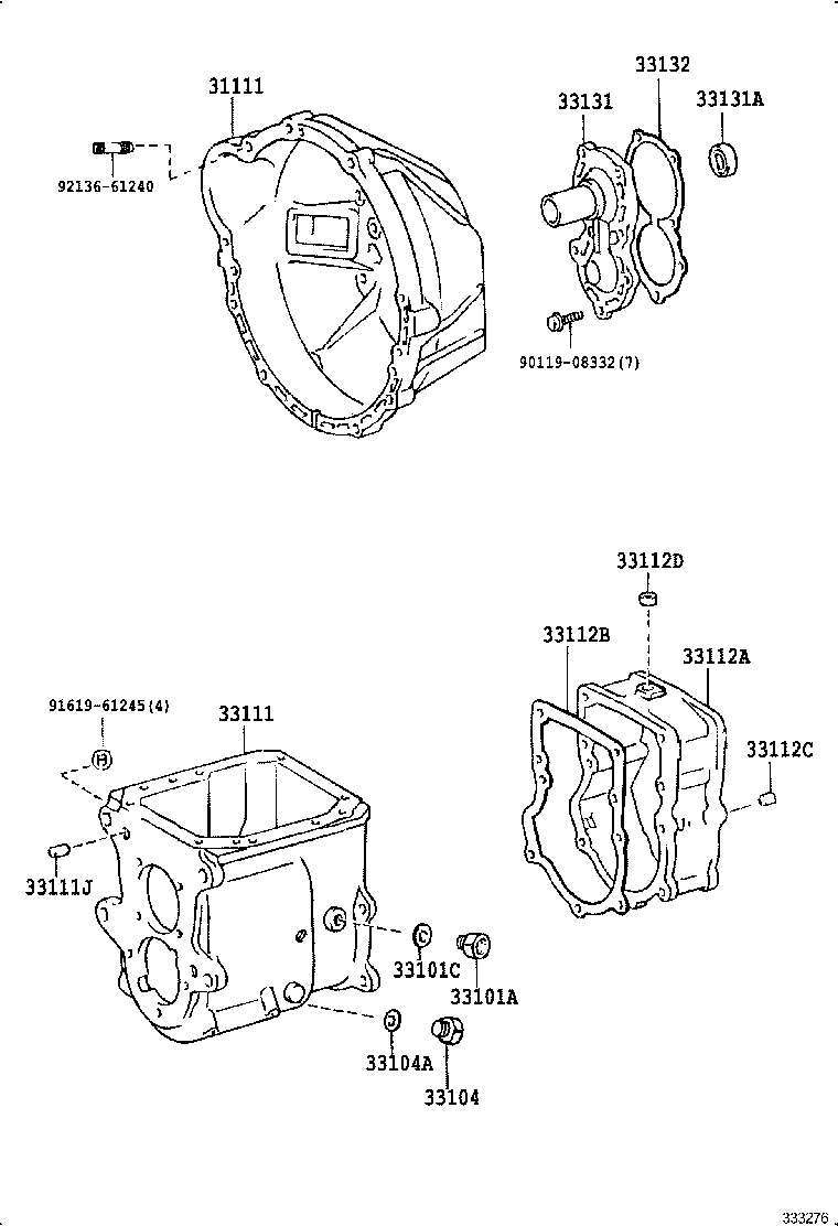 31111-60302 HOUSING, CLUTCH product image
