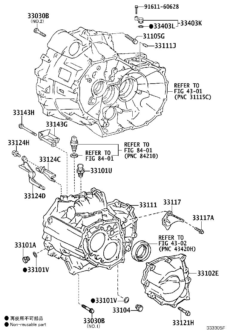 Toyota 90105-12147 BOLT(FOR TRANSAXLE CASE & ENGINE SETTING)