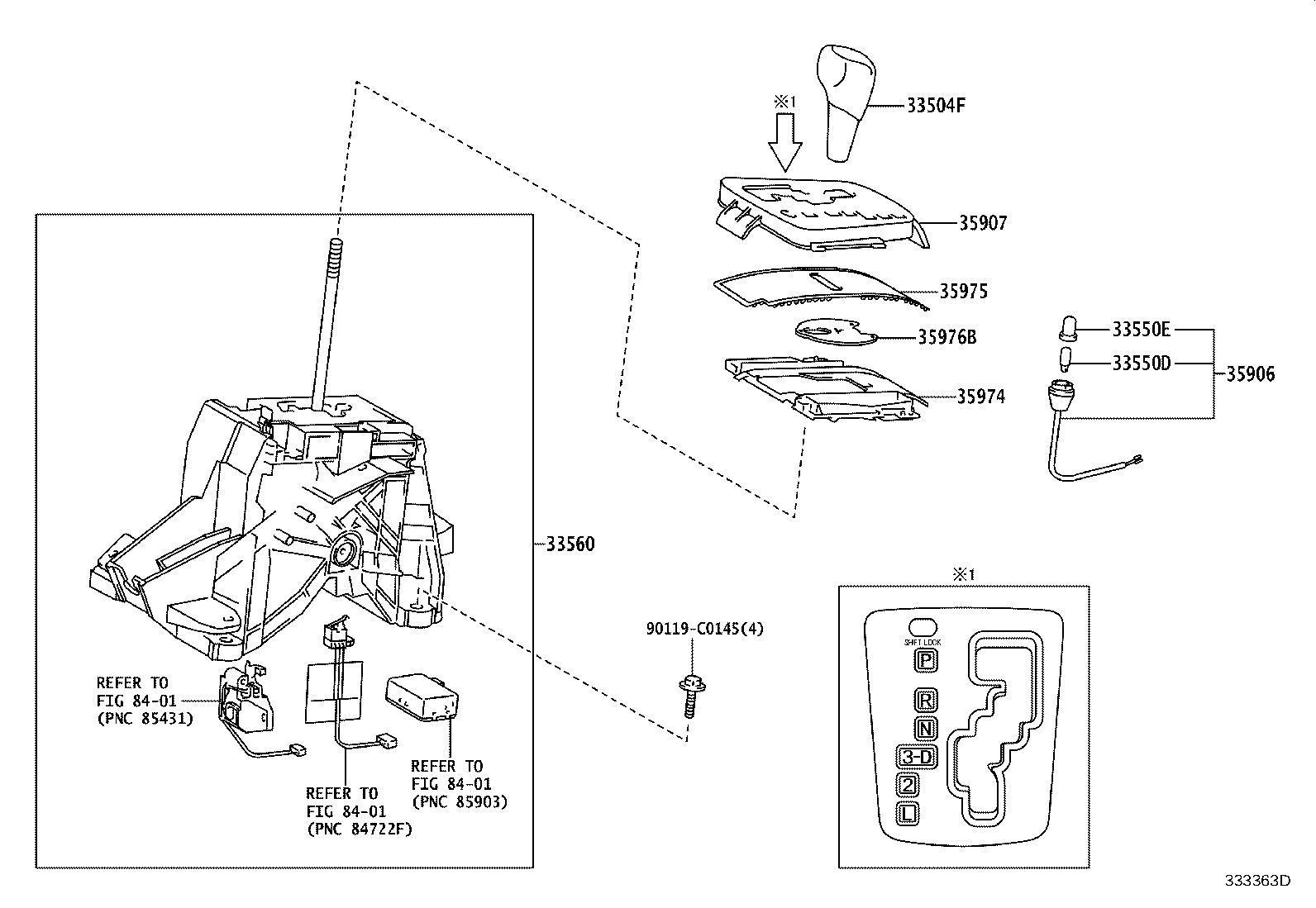 35974-02040 HOUSING, POSITION INDICATOR, LOWER product image