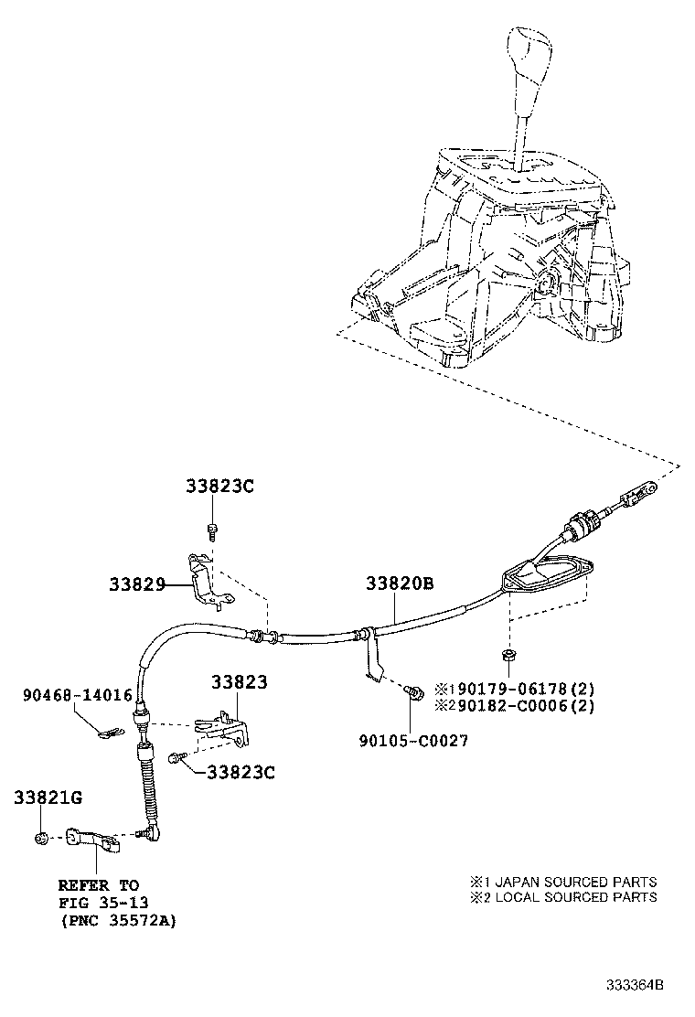 35974-02040 HOUSING, POSITION INDICATOR, LOWER product image