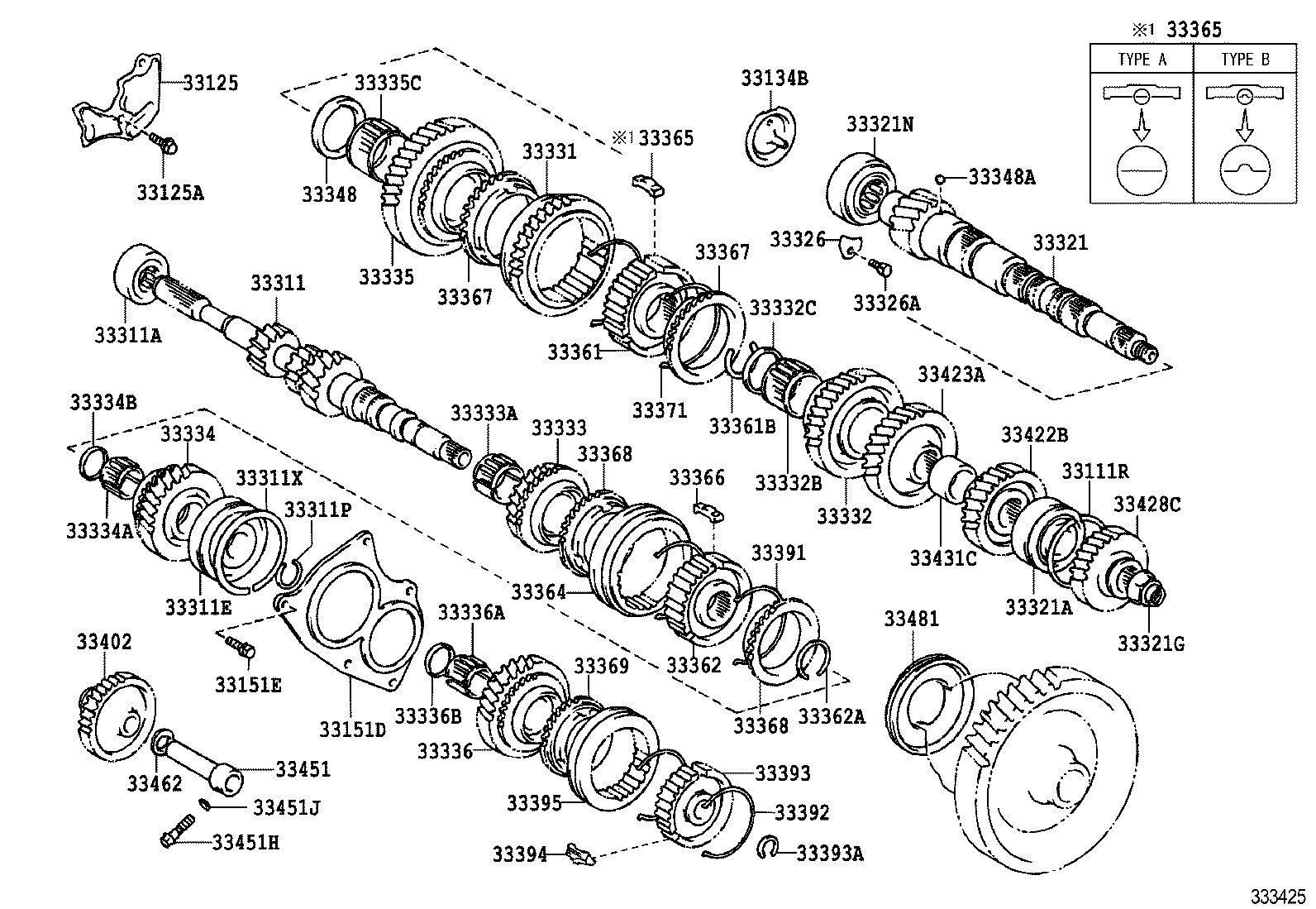 33481-16050 GEAR, SPEEDOMETER DRIVE (MTM) product image