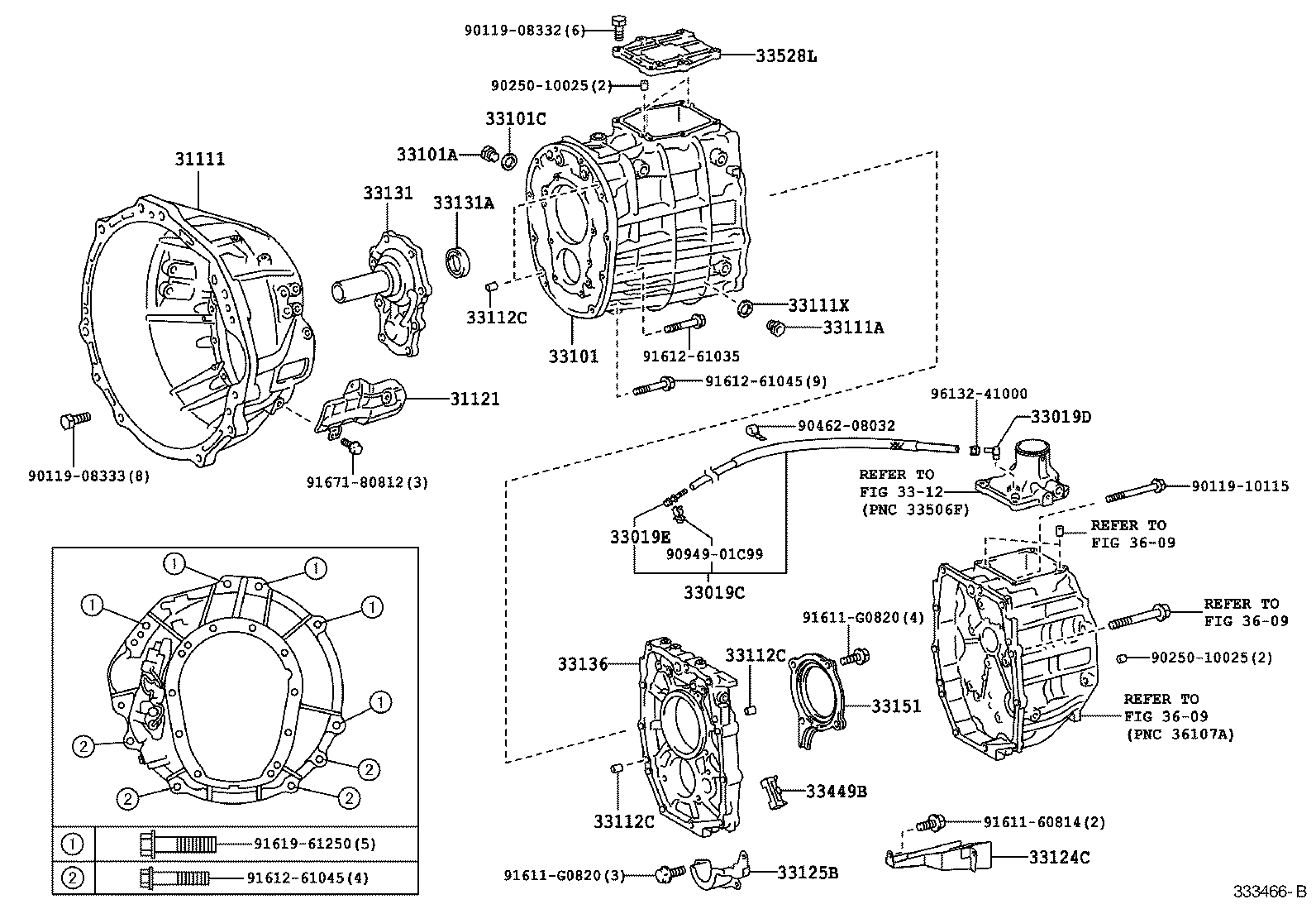 31101-60010 COVER, CLUTCH HOUSING, NO.1 product image
