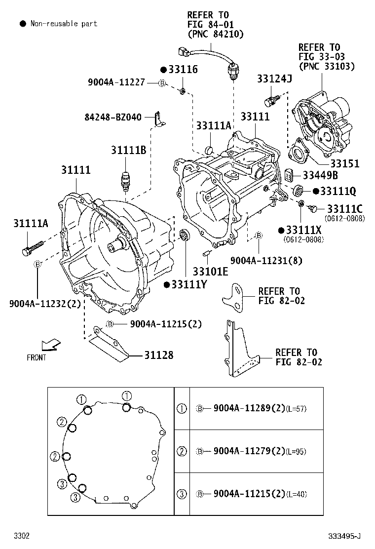 9004A-43003 GASKET, MANUAL TRANSMISSION CASE product image