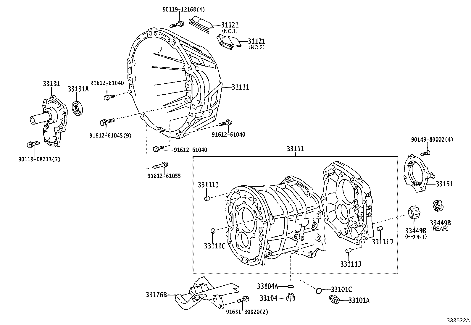 31111-43010 HOUSING, CLUTCH product image