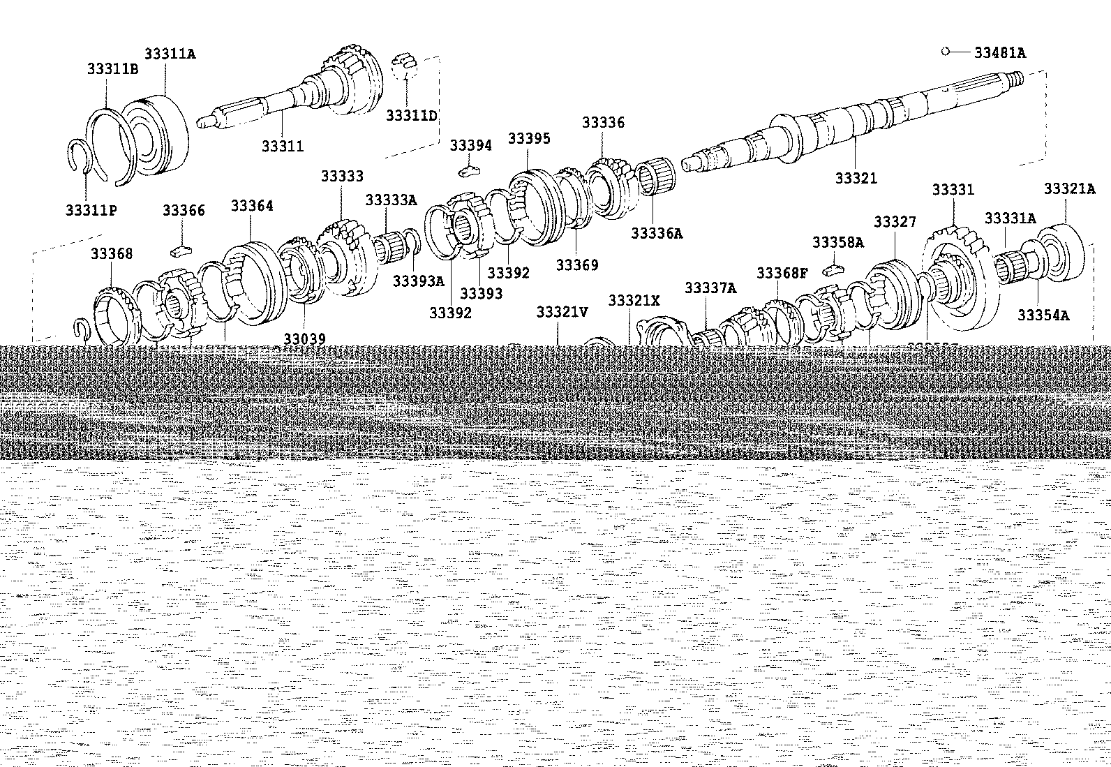 33424-37010 GEAR, 2ND product image