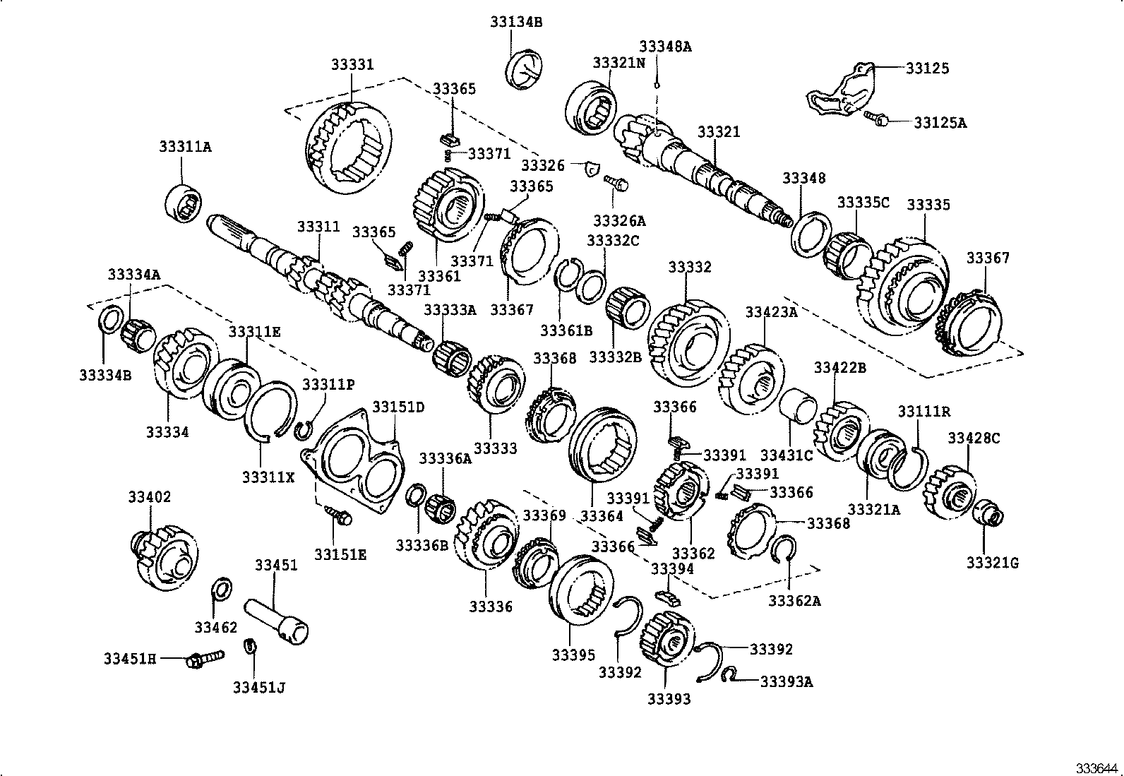 33311-13011 SHAFT, INPUT product image