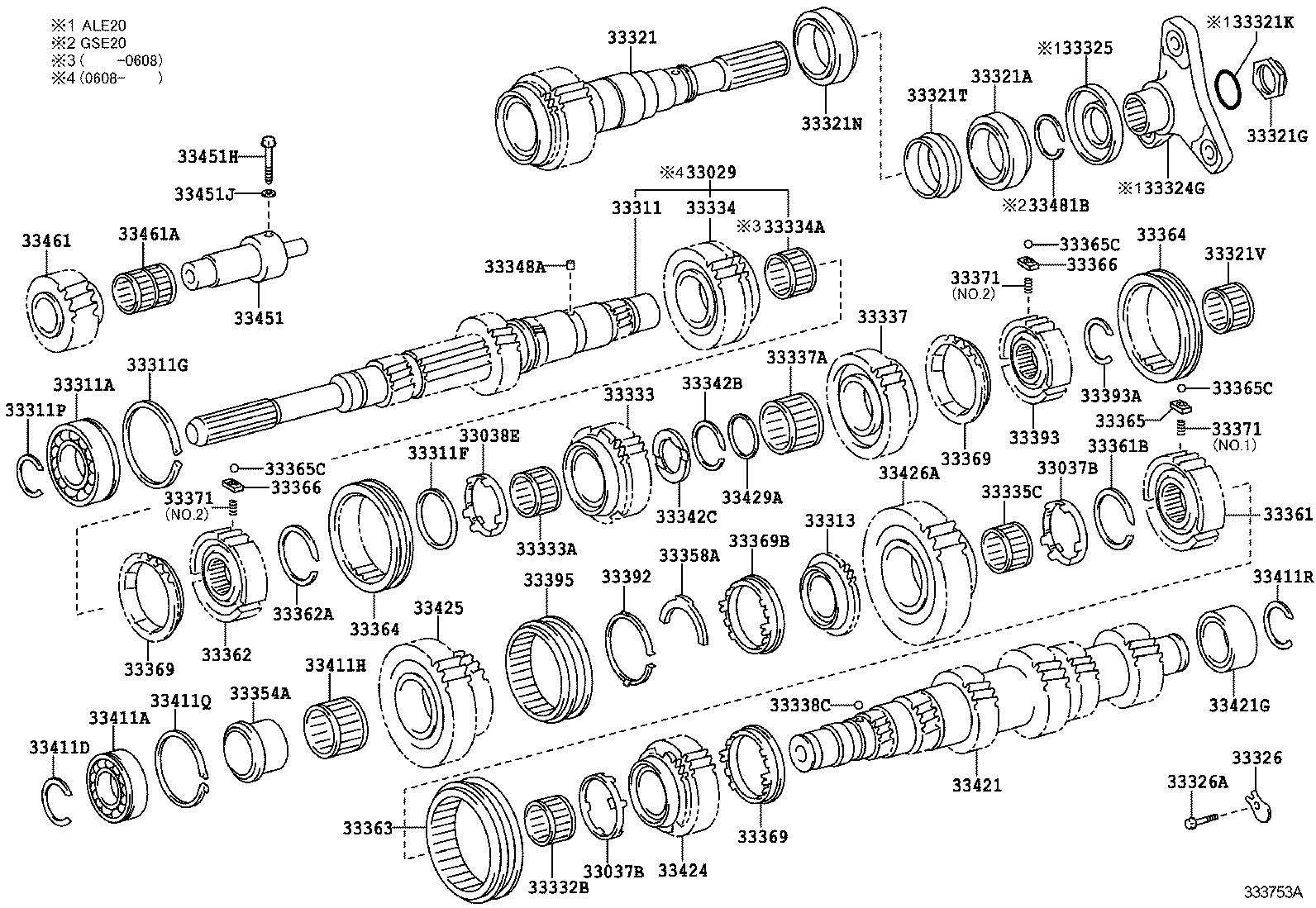 33309-53010 FLANGE, OUTPUT SHAFT COMPANION (MTM) product image