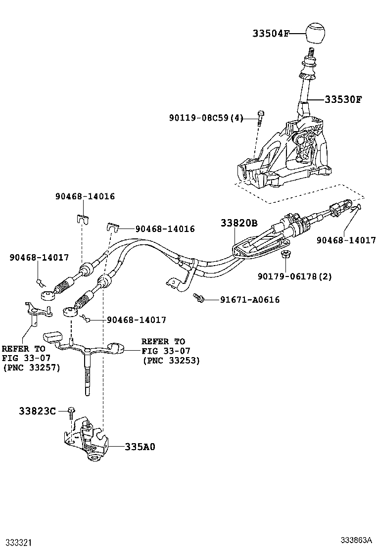 35907-12570 HOUSING SUB-ASSY, POSITION INDICATOR (FOR FLOOR SHIFT) product image