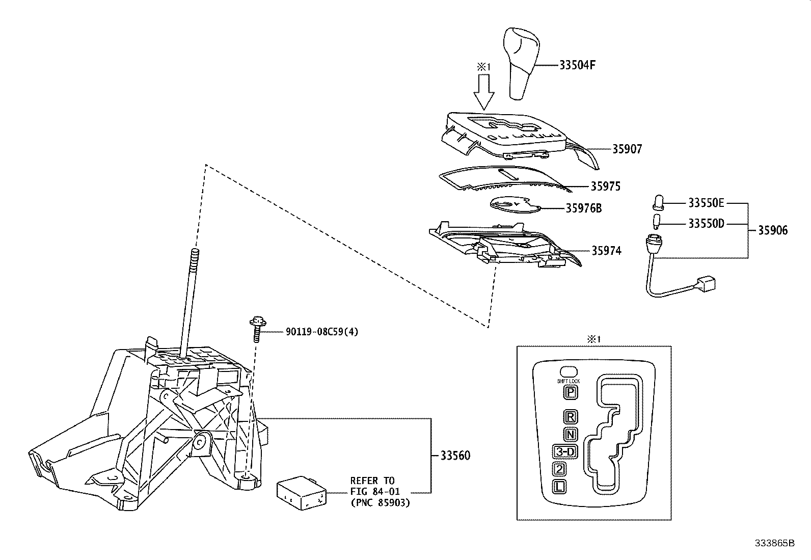 33524-12060 BRACKET, CONTROL LEVER HOUSING SUPPORT (FOR FLOOR SHIFT) product image