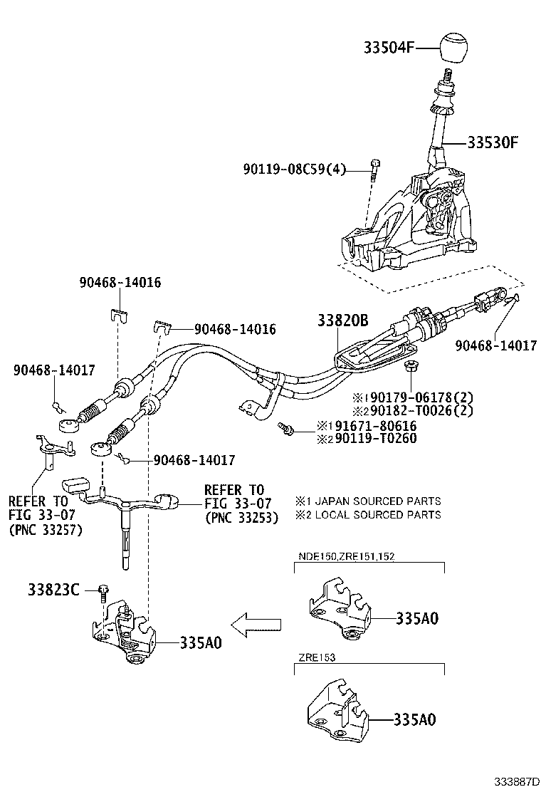 35907-12190 HOUSING SUB-ASSY, POSITION INDICATOR (FOR FLOOR SHIFT) product image