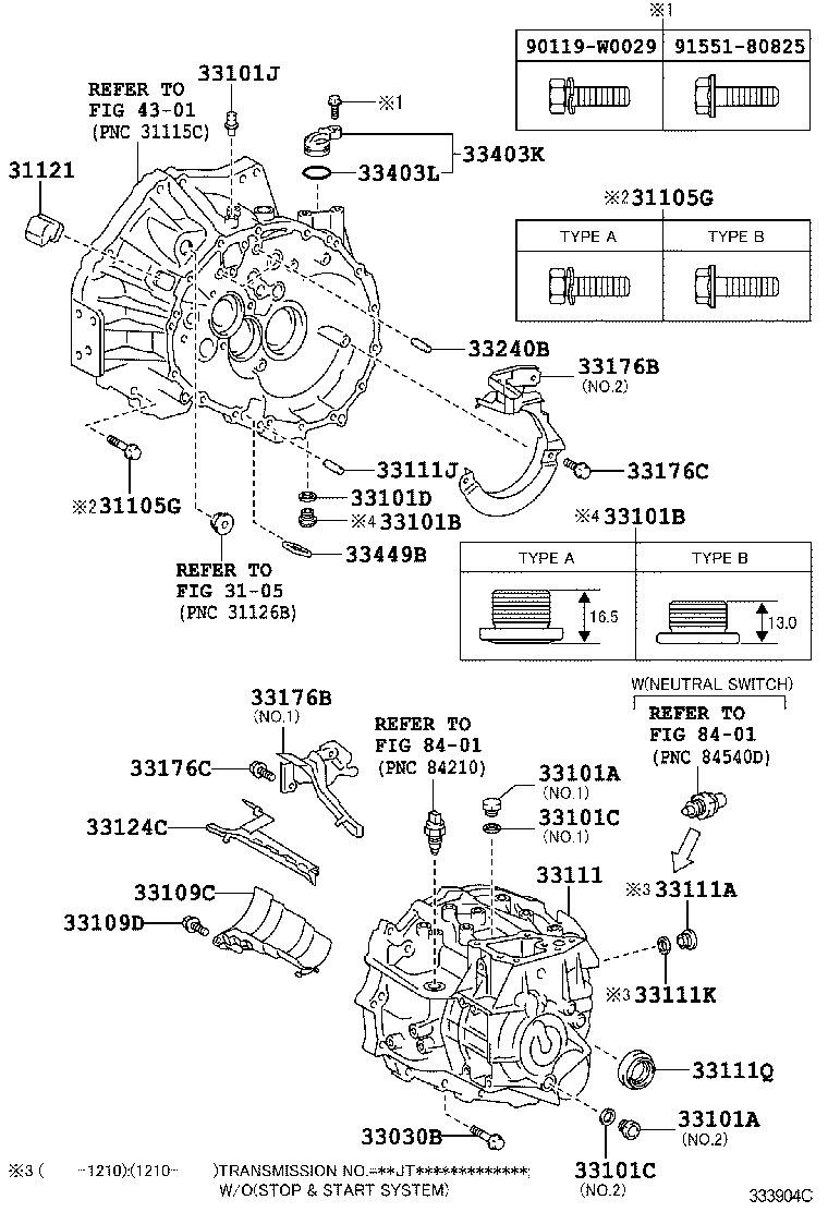 33111-02020 CASE, MANUAL TRANSMISSION product image
