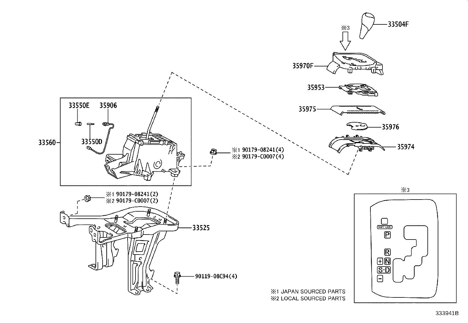 35970-0E080 HOUSING ASSY, POSITION INDICATOR product image