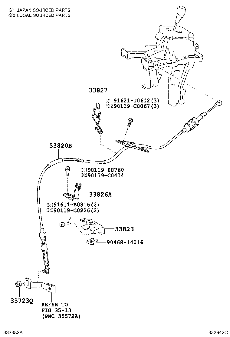 35970-0E080 HOUSING ASSY, POSITION INDICATOR product image