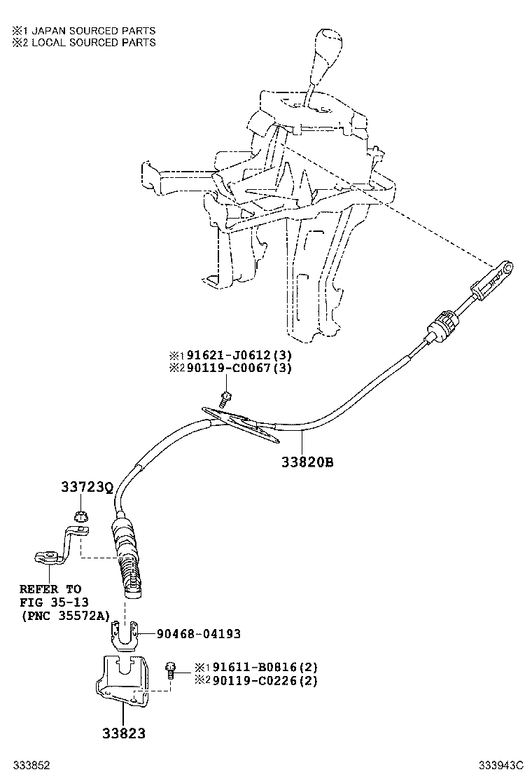 35970-0E080 HOUSING ASSY, POSITION INDICATOR product image
