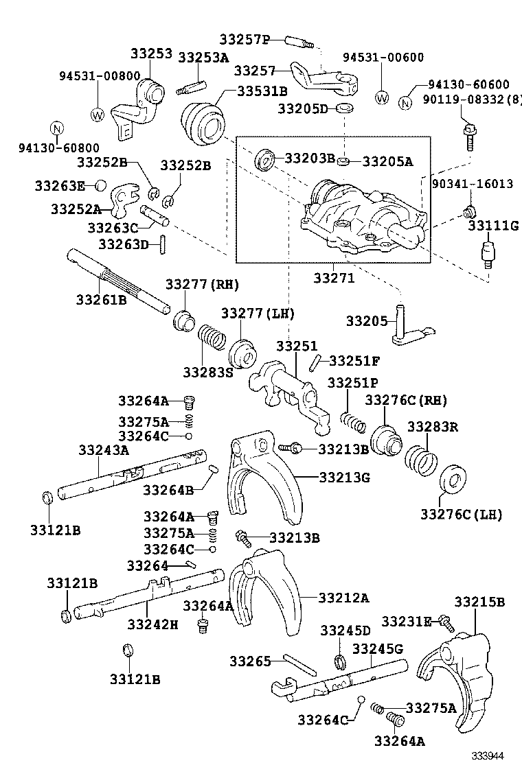 33210-37010 FORK, GEAR SHIFT, NO.1 product image