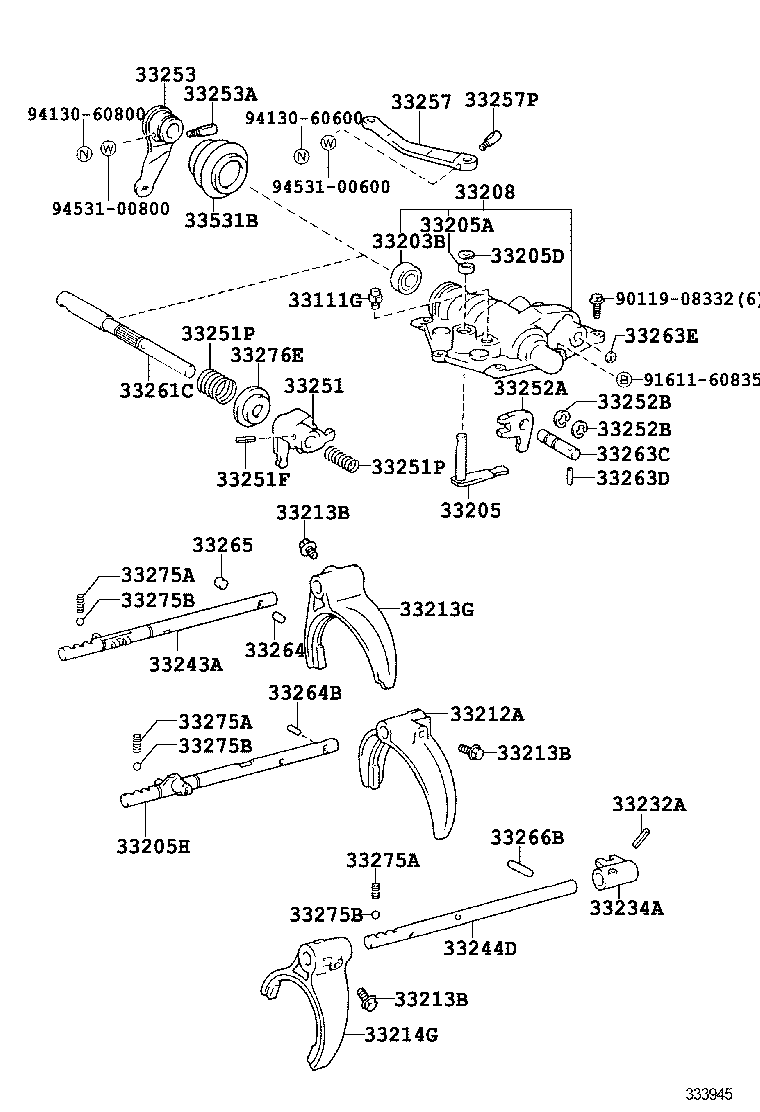 33210-37010 FORK, GEAR SHIFT, NO.1 product image