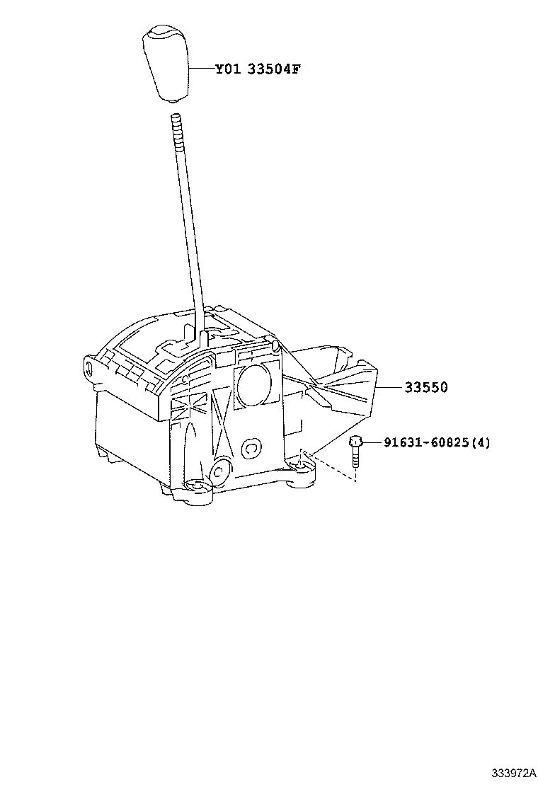 33550-60A00 FLOOR SHIFT ASSY, TRANSMISSION product image